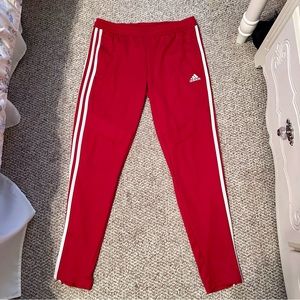Never Worn Adidas Red Joggers- Women’s M
